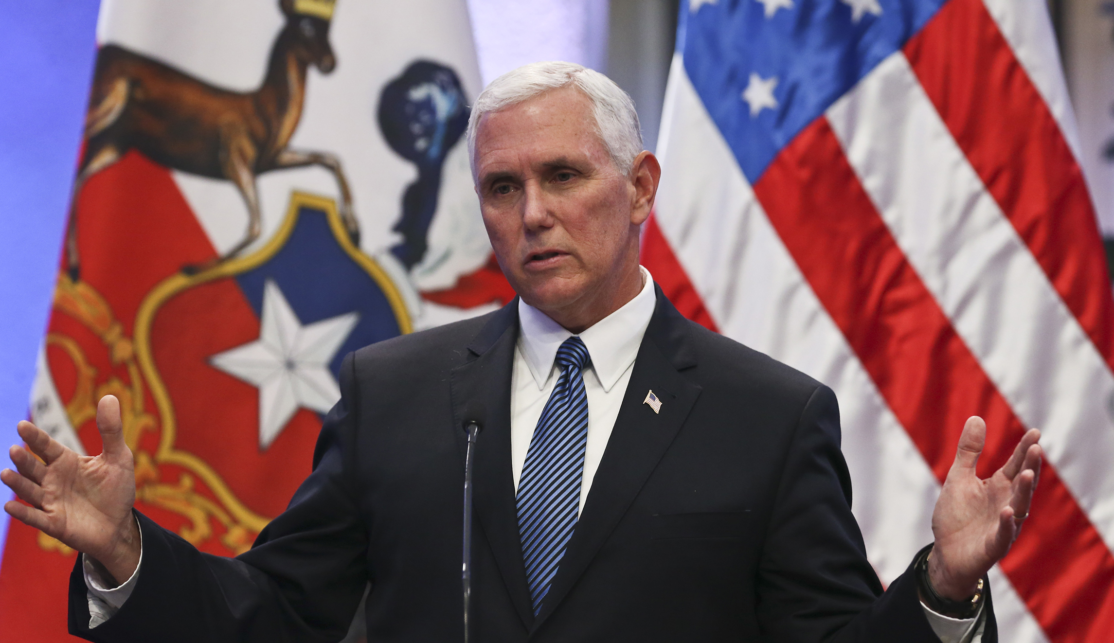 Mike Pence ending South America trip a day early to return to US