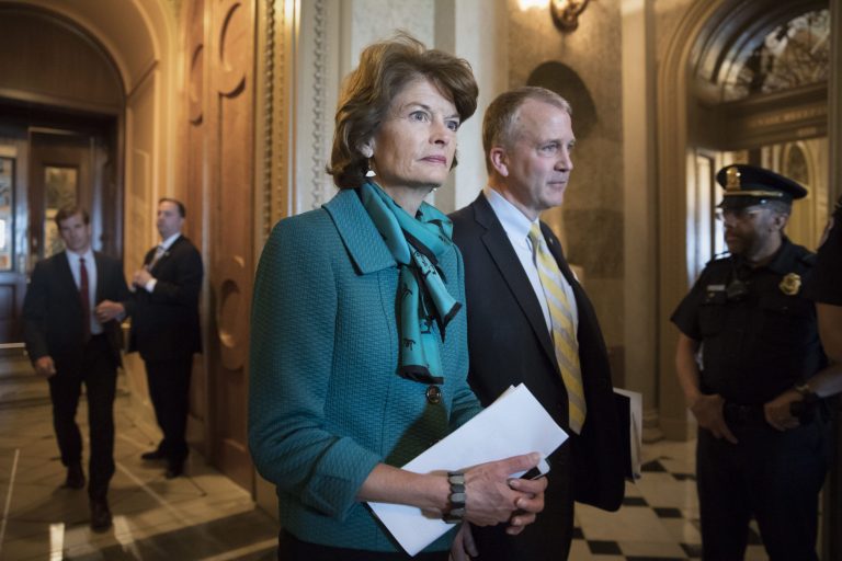 Sen. Lisa Murkowski, R-Alaska, said she would oppose an effort to repeal Obamacare without a replacement but is encouraged by the fresh talks about offering an alternative. (AP Photo/J. Scott Applewhite)