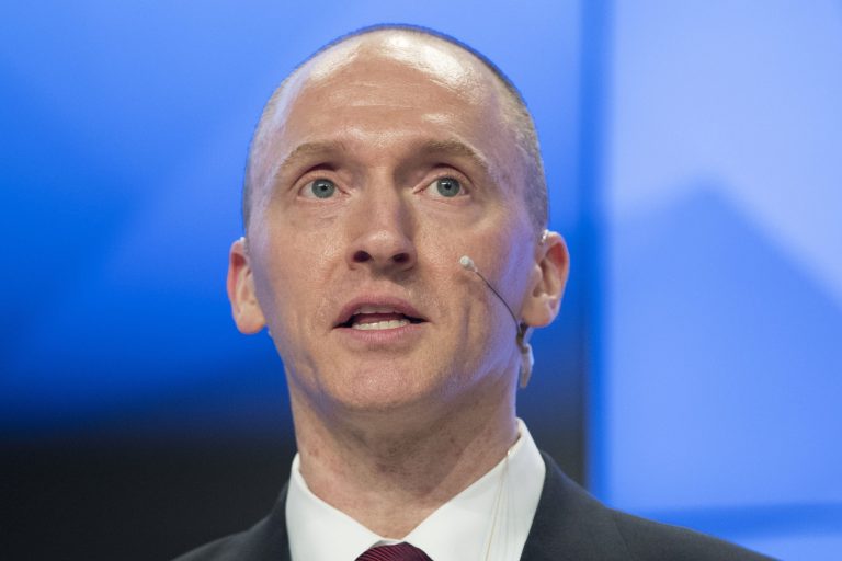 Carter Page, above, said former CIA Director John Brennan's testimony before Congress was totally biased and that he looks forward to setting the record straight. (AP Photo/Pavel Golovkin)
