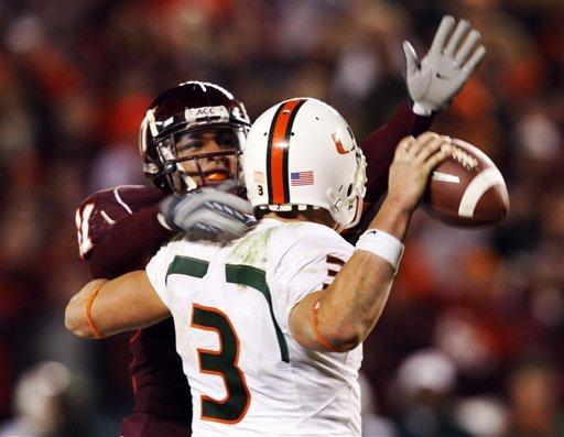 Top Five: Recent Virginia Tech-Miami games