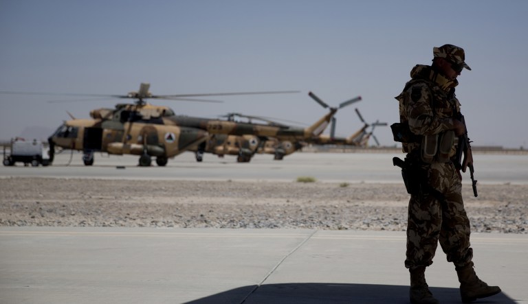 It is unclear whether the increase in American air support will require more U.S. strike aircraft to be based in Afghanistan. (AP Photo/Massoud Hossaini)