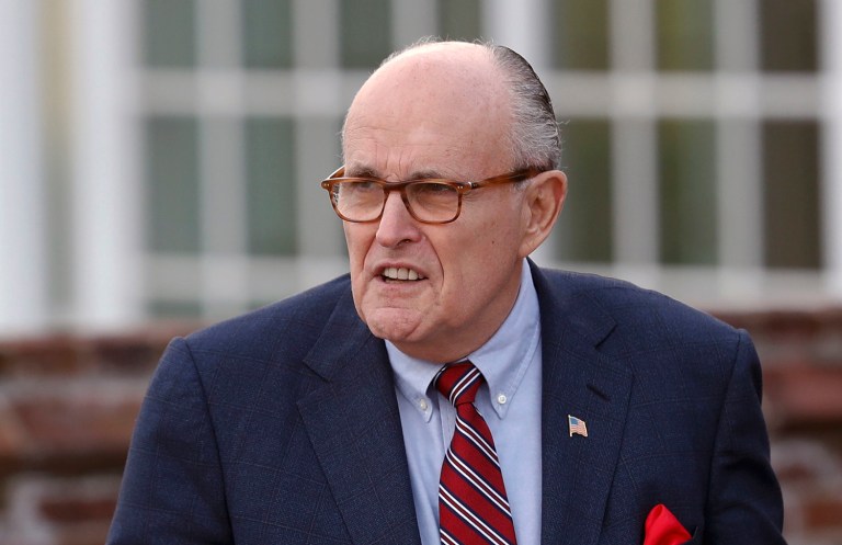 Former New York Mayor Rudy Giuliani suggested that President-elect Trump should have his own intelligence officials conduct a report on Russia's hand behind the hacking of Democratic political institutions. (AP Photo/Carolyn Kaster)
