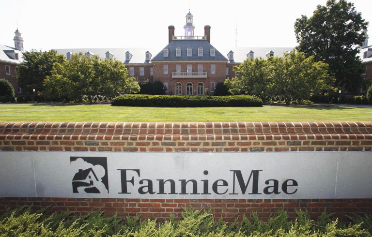 Fannie Mae said it will pay a dividend of $8.6 billion to the U.S. Treasury next month, bringing its payments to about $114 billion. (AP File)