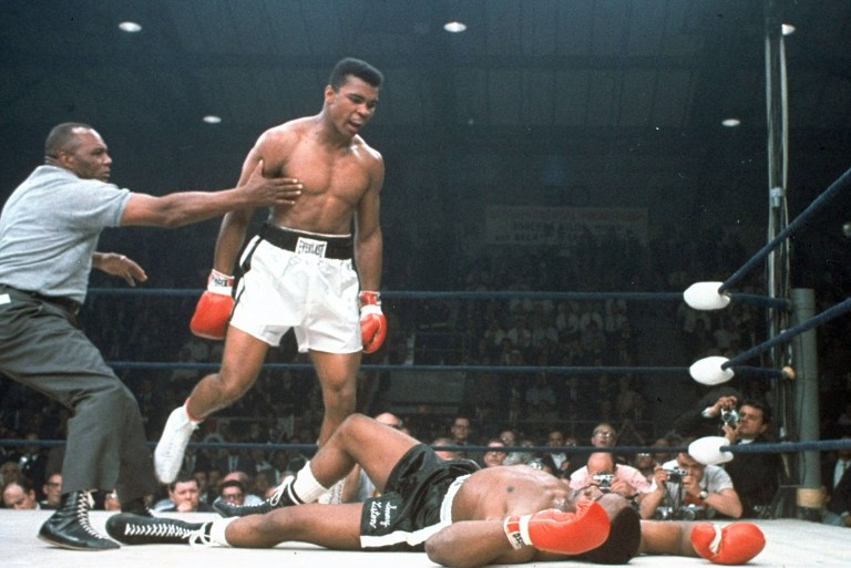 The family of Muhammad Ali, above, are reportedly considering a federal lawsuit after the boxing legend's son was detained at an airport earlier this month by immigration officials. (AP Photo/File)