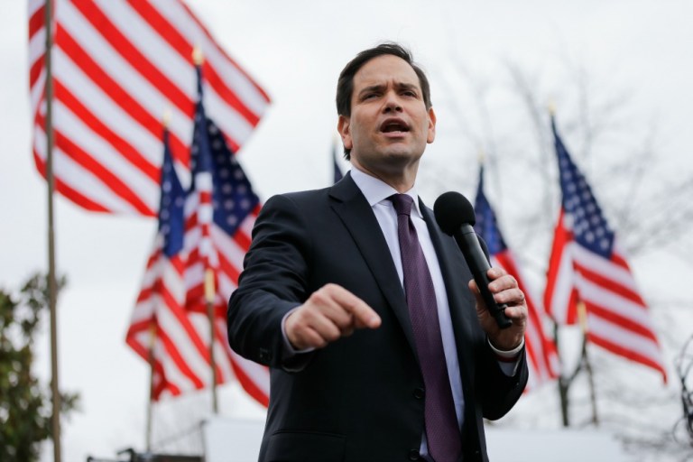 More than $5.5 million has been spent to oppose Marco Rubio, nearly twice as much as the second-closest candidate. (AP Photo)