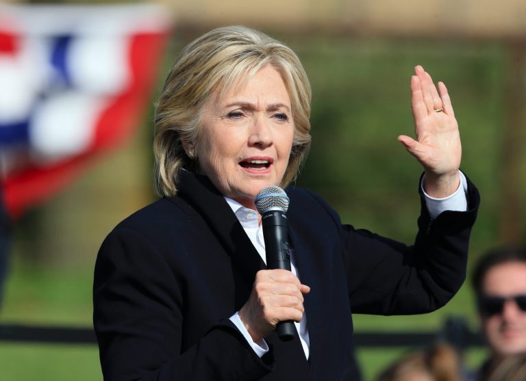 Part of Hillary Clinton's dilemma lies in the fact that financial firms and their top executives have contributed heavily to her past and present campaigns. (AP Photo)