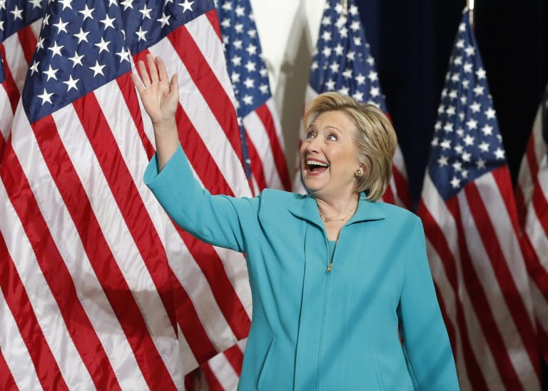 Combined, Hillary For America, the Hillary for Victory Fund and the Hillary Action Fund have approximately $152 million at the ready. (AP Photo)