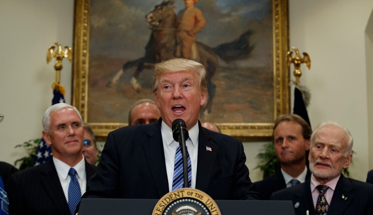 Adam Klein, nominated Friday to serve as chairman of the Privacy and Civil Liberties Oversight Board, has taken sides in one of the biggest policy debates this year. (AP Photo/Evan Vucci)