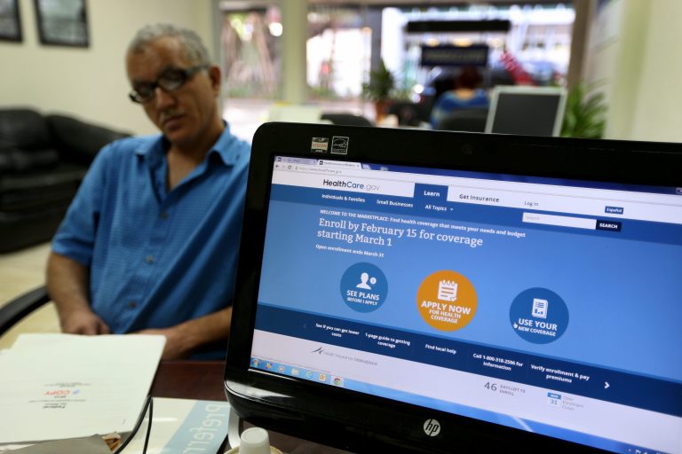 The Department of Health and Human Services announced Thursday that it expects 10 million people to sign up for Obamacare coverage. (Photo by Joe Raedle/Getty Images)