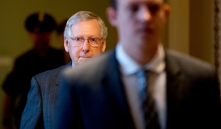 Three Republican senators announced they would not support a procedural motion to advance the Better Care Reconciliation Act, which would partially repeal Obamacare. (AP Photo/Andrew Harnik)