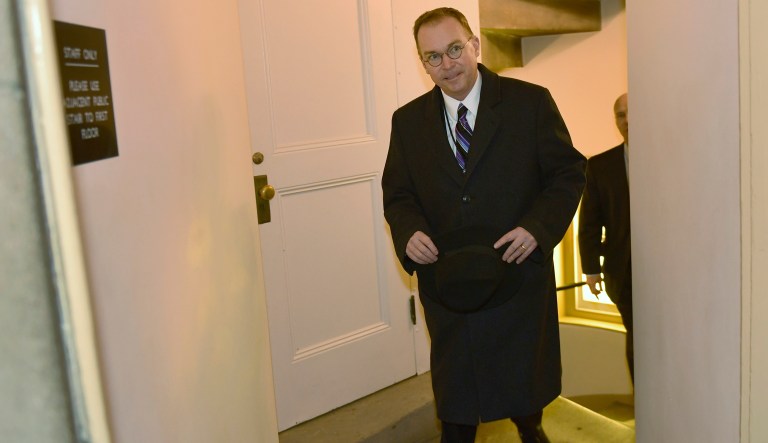 White House Budget Director Mick Mulvaney has implemented policy reforms regarding Consumer Financial Protection Bureau operations and brought in his personal chief of staff last week. (AP Photo/Susan Walsh)
