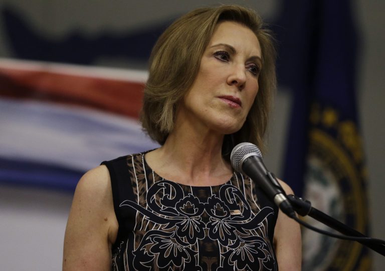 Carly Fiorina said that it didn't matter who the Democratic nominee for president ends up being, she'll oppose them on their policies. (AP Photo)Â 