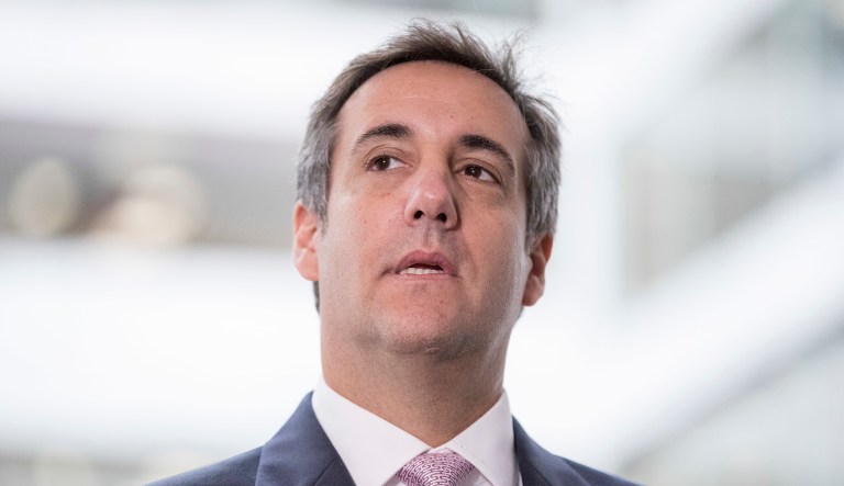 President Trump's lawyer, Michael Cohen, used a Trump Organization email account to arrange the $130,000 payment to Stormy Daniels, according to a report.