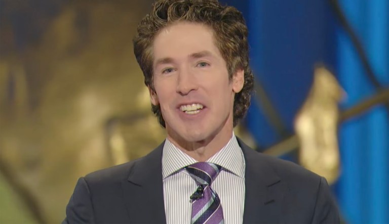 Joel Osteen won't open the doors of his church to the thousands of men, women, and children looking for shelter from Hurricane Harvey. (Image courtesy screenshot)