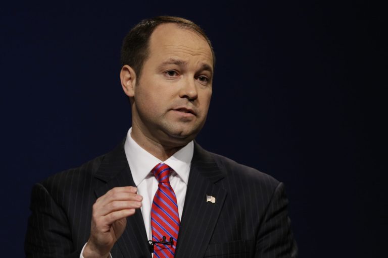 Rep. Marlin Stutzman, who unsuccessfully sought the GOP nomination for this year's Senate race in Indiana, allegedly used campaign funds when he and his family went to Los Angeles. (AP Photo/Michael Conroy)