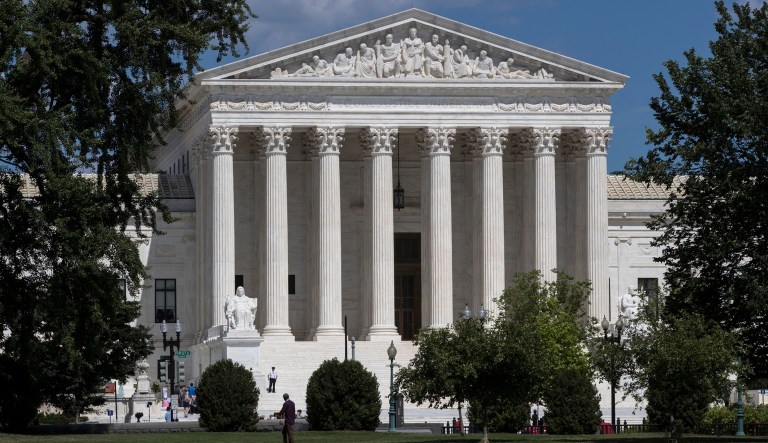 The Supreme Court will look to determine the constitutionality of a 1977 high court ruling--Abood v. Detroit Board of Education--that said public-sector employees who do not belong to a union can still be forced to pay a fee that covers the union's costs in negotiating the contract that applies to all employees. (AP Photo/J. Scott Applewhite)