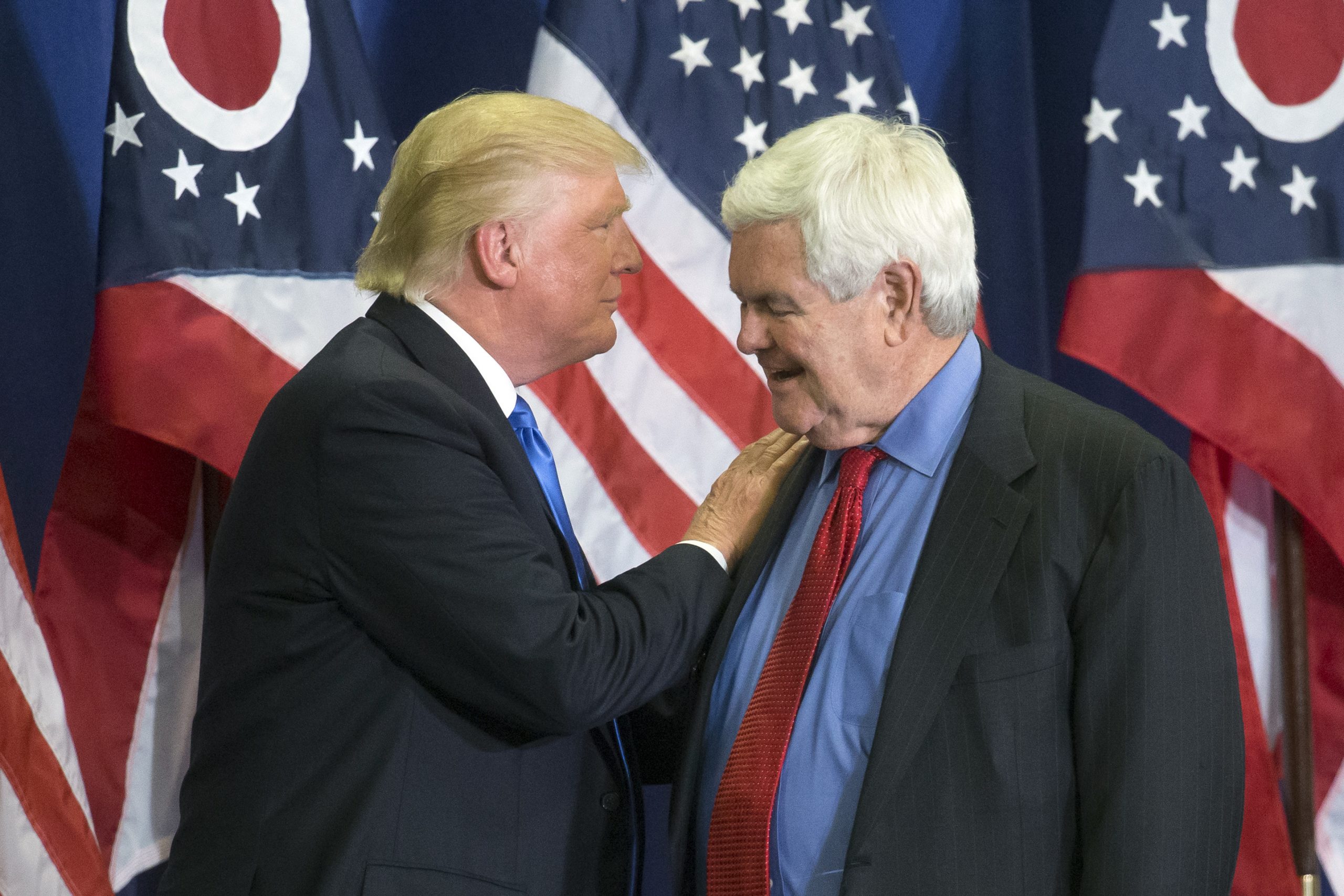 Trump congratulates Gingrich on combative interview with Megyn Kelly