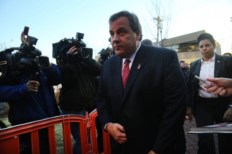 New Jersey Gov. Chris Christie acknowledged that 