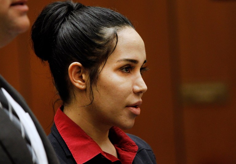Octomom, whose real name is Nadya Suleman, fell behind on payments for her Los Angeles home and the house went into foreclosure in 2009, according to celebrity reports at the time. (AP Photo/Nick Ut,File)