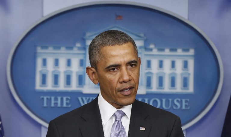 President Obama speaks in the James Brady Press Briefing Room of the White House in Washington on Feb. 28. (AP Photo/Charles Dharapak, File)