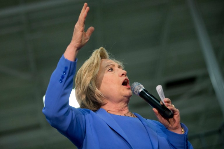 In another part of the story, Politico reporter Annie Karni says she believes Hillary Clinton is keeping close watch of the reporters who follow her. (AP Photo)