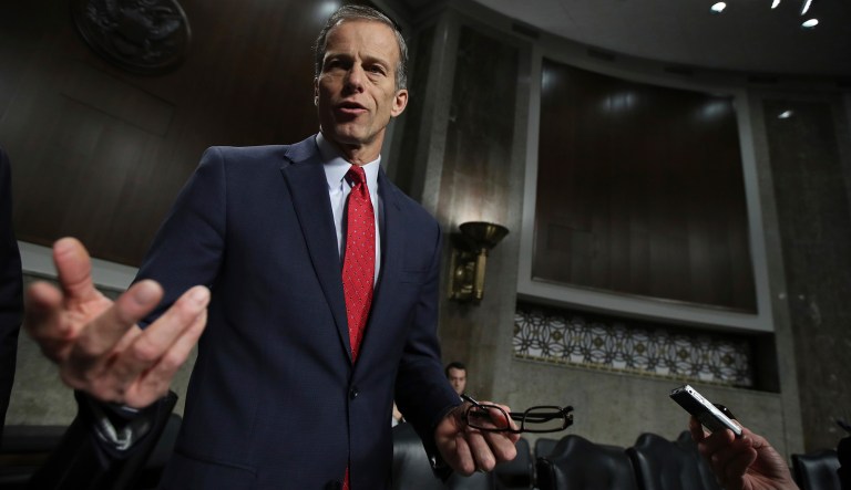 Sen. John Thune said the Senate will, no matter what, vote at some point this week on the motion to proceed. (AP Photo/Manuel Balce Ceneta)