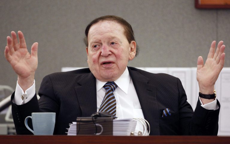 Las Vegas Sands Corp. Chairman and CEO Sheldon Adelson wrote in an op-ed, 