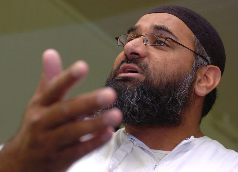 Anjem Choudary during a press conference on September 20, 2006 in London, England. (Photo by Johnny Green- Pool/Getty images)