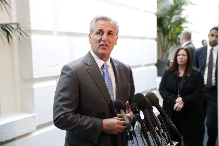 House Majority Leader Kevin McCarthy, R-Calif., said lawmakers will use the Congressional Review Act next week to start undoing many of the Obama regulations they consider onerous and bad for the economy. (AP Photo/Alex Brandon, File)