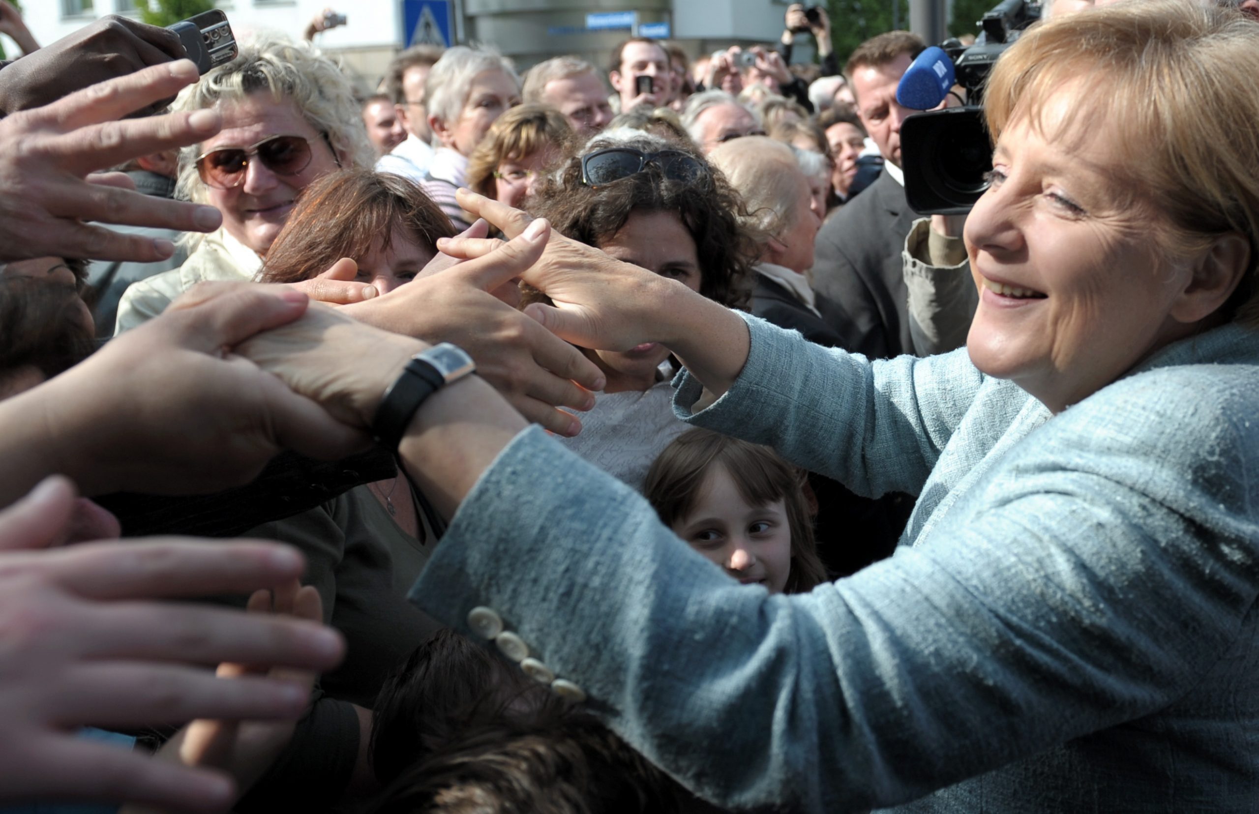 German economic fears growing but Merkel strong