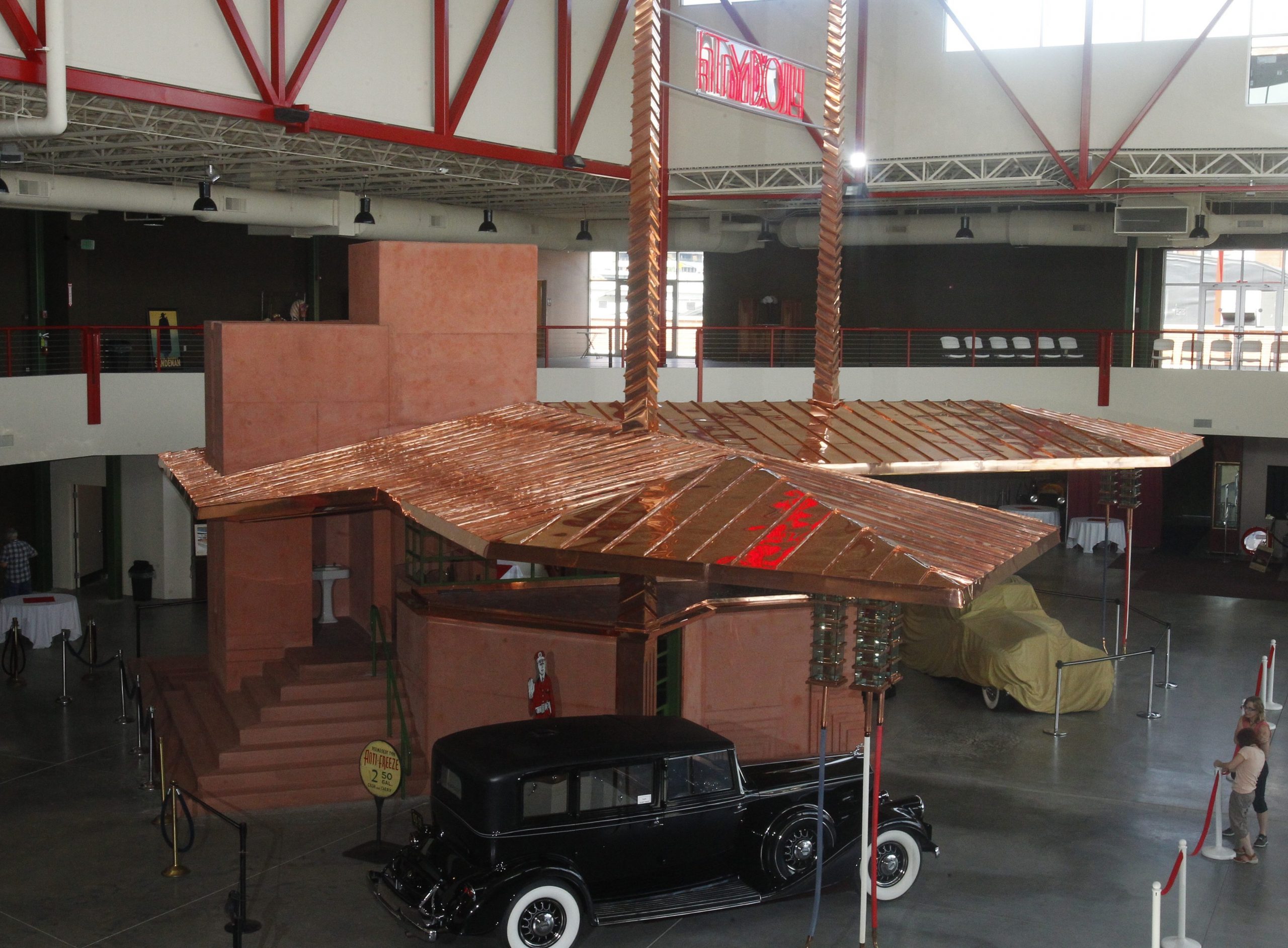 Transportation museum builds Wright gas station