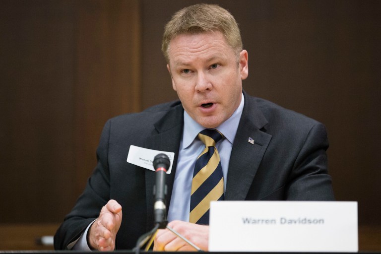 Jason Yaworske will leave his position as director of legislative initiatives for the group's lobbying arm. (AP Photo/John Minchillo)