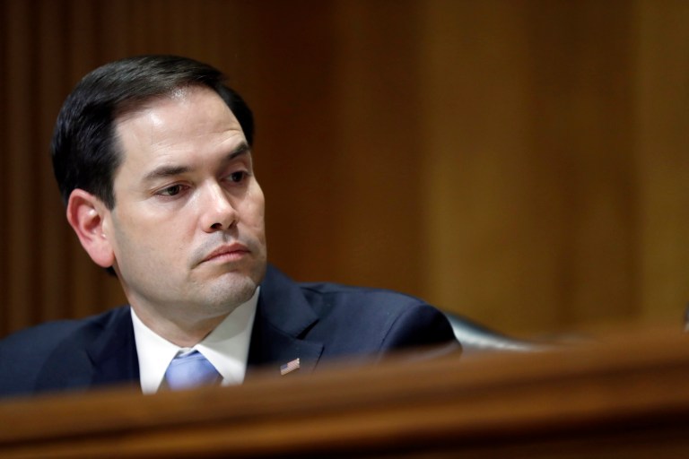 Rubio was a well-known Russia hawk during his campaign for the presidency before abandoning his bid in March. (AP Photo/Alex Brandon)