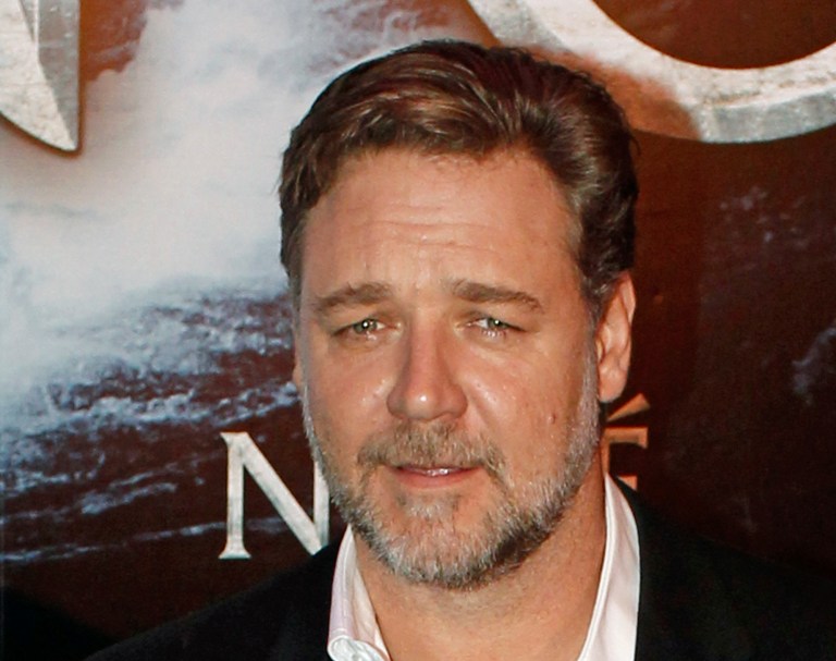 FILE - In this April 1, 2014 file photo, New Zealand actor Russell Crowe poses for photographers at the premiere of his film 