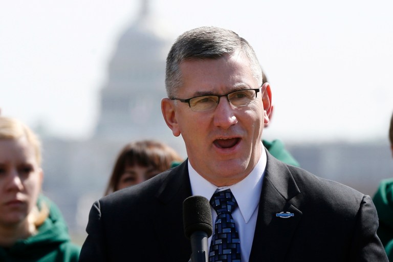 Sen. John Walsh, D-Mont., announced Thursday that he will abandon his bid for a full term in the Senate, after a plagiarism scandal sent his campaign into a downward spiral. (AP/Charles Dharapak)
