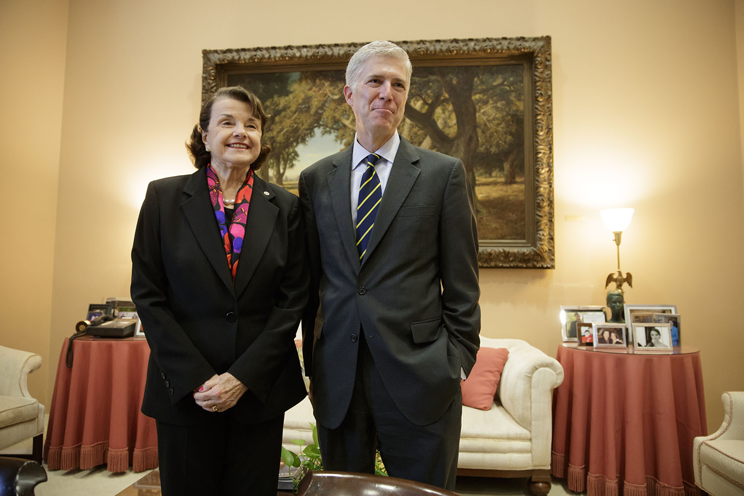 Feinstein calls Gorsuch ‘impressive’ — just what the Dem base wants to hear