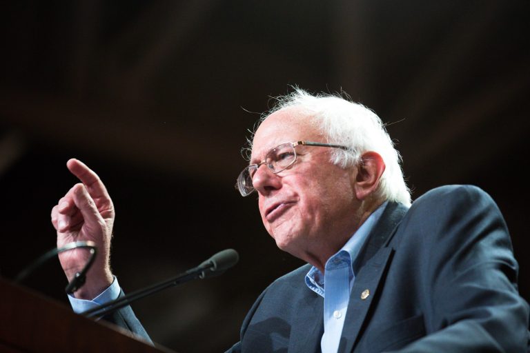 Vermont Sen. Bernie Sanders is adamantly opposed to the pipeline's construction because of the resulting impact he believes it could have on the climate. (Charlie Leight/Getty Images)
