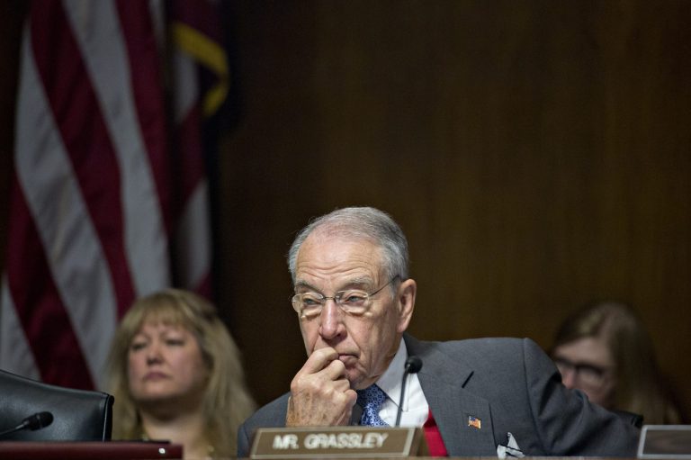 Grassley had said he would 
