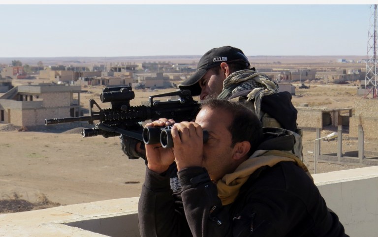 Centcom intelligence analysts have alleged to Inspector General Jon Rymer that their supervisors edited documents to paint a far-too-optimistic picture of the Iraqi Army's skirmishes with Islamic State forces. (AP Photo/Osama Sami)