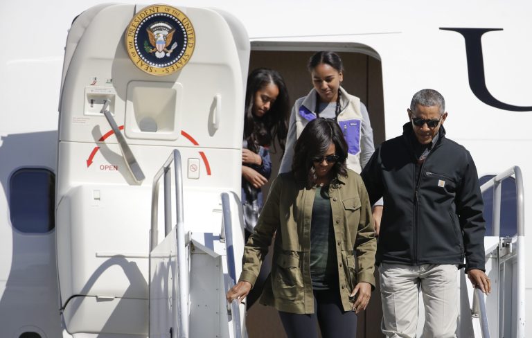 The Obamas first head to New Mexico next Friday before traveling on to Yosemite in central California. (AP Photo/Natacha Pisarenko)