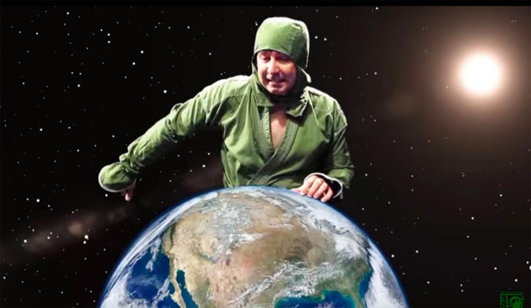 NASA spent $390,000 on a campaign to promote Green Ninja, a superhero the agency used to educate children about global warming and tell Americans what not to eat. (Screenshot)