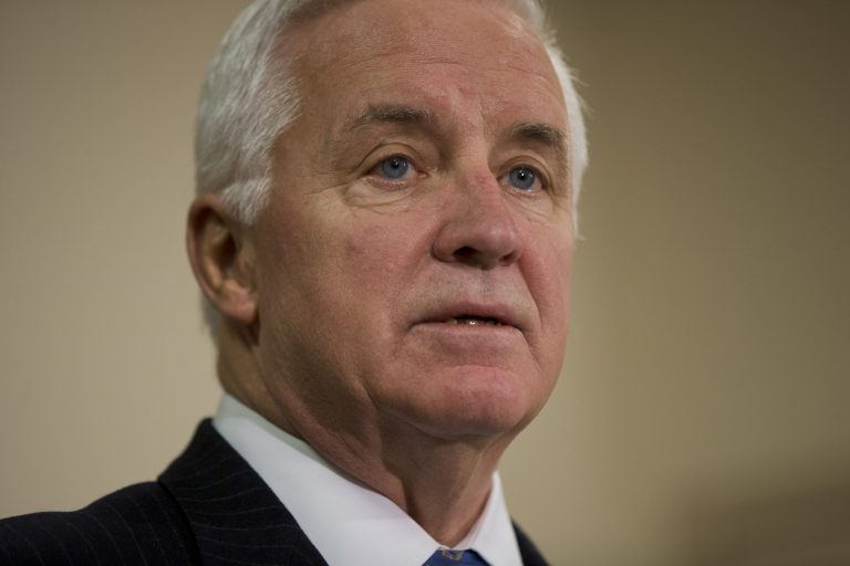 Pennsylvania Gov. Tom Corbett speaks during a news conference on Jan. 17 in Philadelphia. (AP Photo/Matt Rourke)