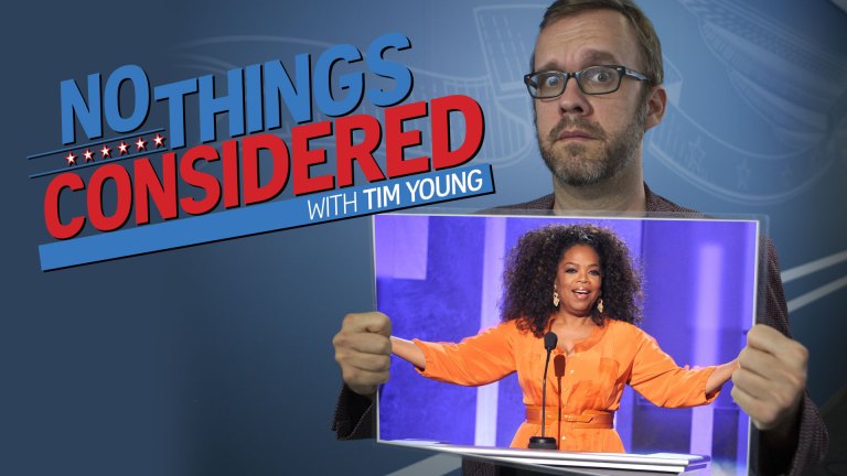 ​Oprah for president, college football disrespect, and Katy Tur believes on No Things Considered!