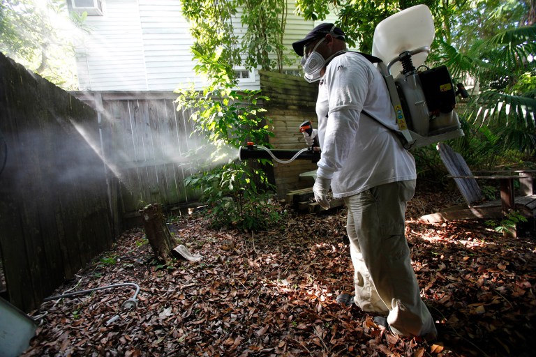 The CDC said Thursday that the nearly $60 million will go to boosting mosquito control and monitoring and boosting labs. It also will be used to help local health departments identify and investigate Zika cases. (AP Photo/Wilfredo Lee)