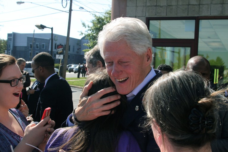 The Times explained it's his wife, not him, hoping to be the next president. (AP Photo)
