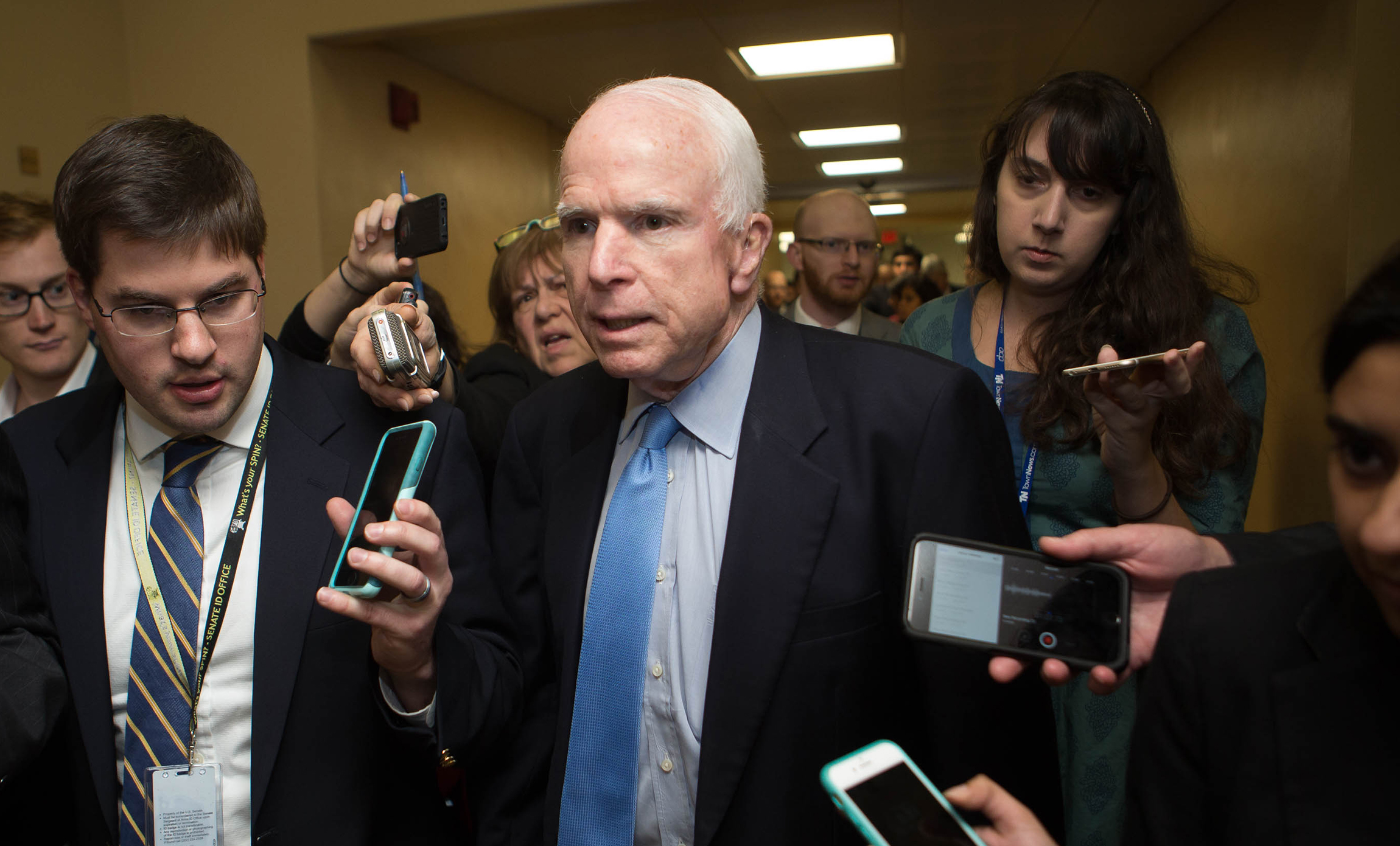 McCain and Trump are talking ‘defense stuff’