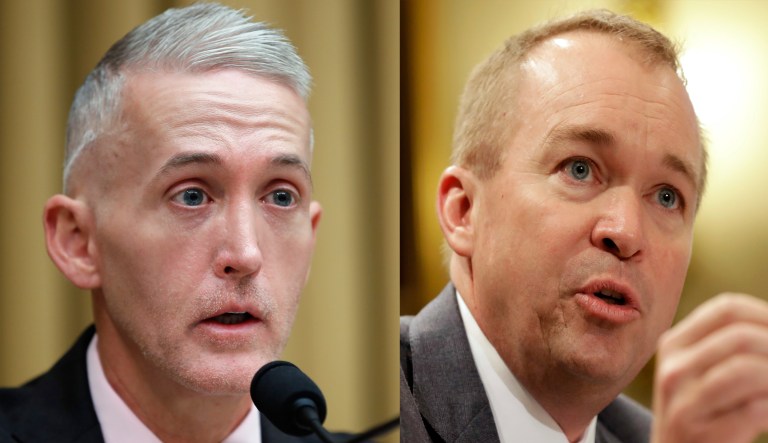 The normally fiery Mulvaney was unavailable for comment at press time. (AP)