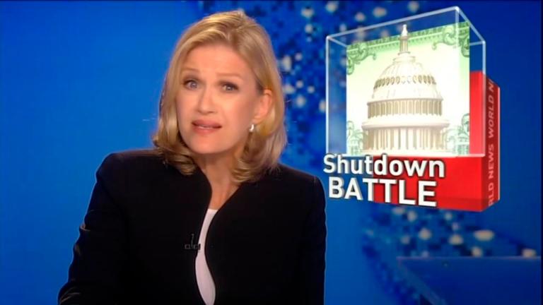 TV network stories blame Republicans, 21-0, for shutdown, not Democrats
