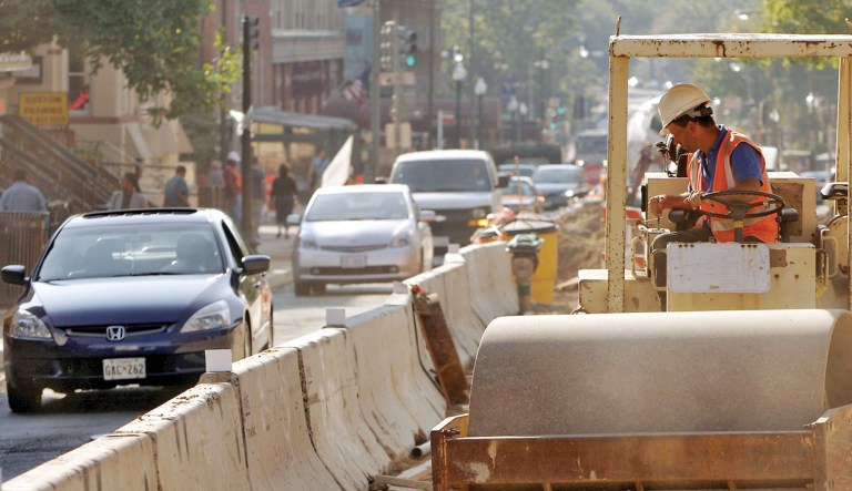 Trump's plan, according to administration officials, would seek to facilitate more than $1.5 trillion in investments for projects such as road and bridge construction, waterway improvements and rural development by spending $200 billion in taxpayer money to jump-start the work. (Examiner file)