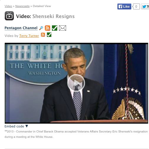 Quality control: Defense Department misspells Veterans Affairs secretary’s name while announcing his resignation